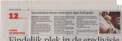 1915 watches - Leidsch Dagblad 23 juni 2015